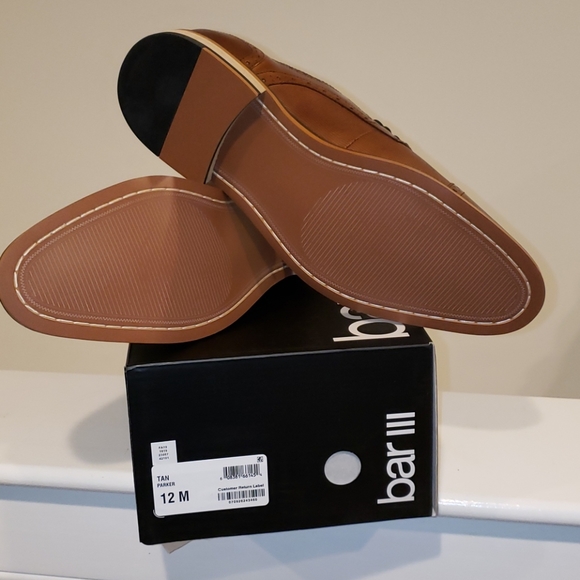 Bar III Men's Parker Leather Cap-Toe Brogues 12 - Picture 6 of 7